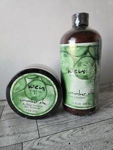 WEN Cucumber Aloe Cleansing Conditioner 16 oz + Intensive Hair Treatment 4 oz - Picture 1 of 3