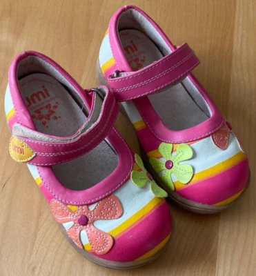 UMI розовый цветочный оранжевый розовый Мэри Джейн крюк и петля США 8 ЕС 24 - Изображение 1 из 3