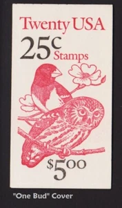 1988 Grosbeak Owl Sc BK160 (2 Sc 2285b panes) 1-bud plate number 1211 - Picture 1 of 1