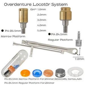 Zimmer Mis Llave de Implante Localizador Pilar Drivers Sobredentadura Pilar 1-5.0mm - Imagen 1 de 160