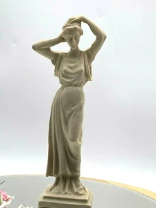 Beautiful Vintage Decorative Ancient Goddess Figurine Hand Made Greece - Picture 1 of 12