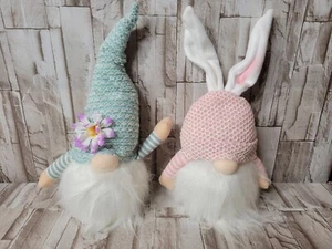 Easter Gnomes Two Pack Light Up Decorations - Picture 1 of 6