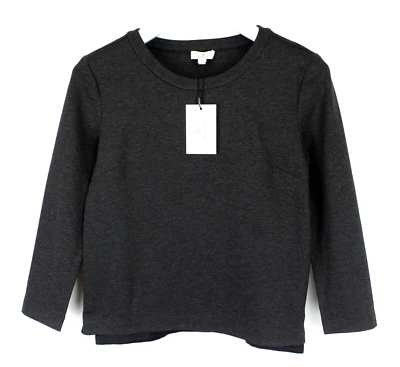 Blusa feminina GANT sob medida gola redonda X PEQUENA mesclada manga 3/4 com zíper laterais - Imagem 1 de 4