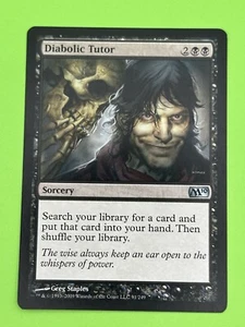 MTG Diabolic Tutor NM Core Set 2010 uncommon - Picture 1 of 3