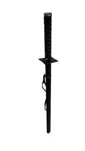 Stainless steel black ninja collectile japanese style sword, cosplay sword and s - Picture 1 of 10