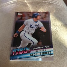 2020 Topps Decades Best Chrome Batters George Brett #DBC-48 HOF