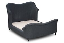 TOP PICK RRP £16,500 RALPH LAUREN AMARANTH HOXTON WINGBACK SLEIGH KING SIZE BED