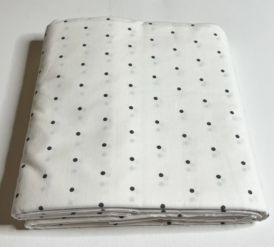 Restoration Hardware Teen Pin Dot Duvet Cotton Full/Queen French Blue NEW $129 - Image 1 of 4