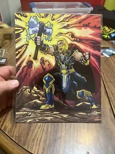 Thor love and thunder 8" x 10" Art Print by Karl Altstaetter Bam Box 747/2500 - Picture 1 of 2