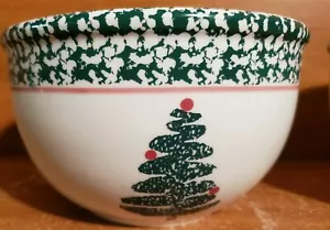 Furio ÁRBOL DE NAVIDAD 7" Tazón(s), Pintura Esponja Verde, Nuevo con Etiquetas, Nuevo con Etiquetas - Imagen 1 de 5