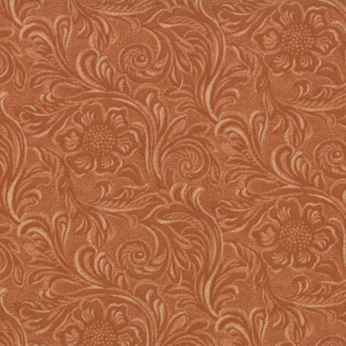 Moda TOOLED LEATHER Buckskin 11216 14 Fabric By The Yard By Sara Khammash - Image 1 of 1