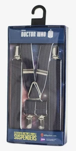 Doctor Who: ELEVENTH Doctor's (Matt Smith) Purple Suspenders SIZE = SMALL/MED - Picture 1 of 9