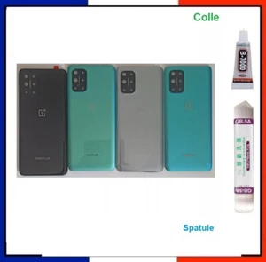 Vitre arrière ONEPLUS 8T cache batterie coque Avec Lentille + Colle + Spatule - Photo 1 sur 2