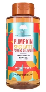 Tree Hut Pumpkin Spice Latte Foaming Gel Wash 18oz Limited Edition - Picture 1 of 4