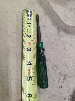 Vtg QUICK-WEDGE SCREW HOLDING POCKET SCREWDRIVER USA ENJOY SPRITE ENJOY TAB SODA - Image 1 of 4