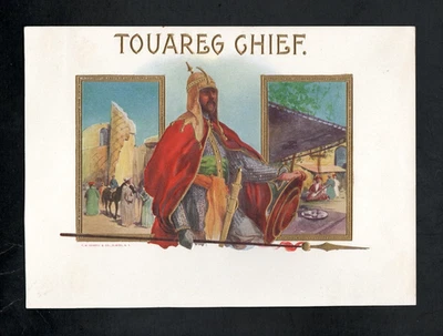 Etiqueta interior de caja de cigarros RARA - TOUAREG CHIEF Foto 1 de 2