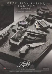 2020 Kimber Firearms - Micro 9 Triari Semi Auto Pistol - Magazine Print Ad Photo - Bild 1 von 1