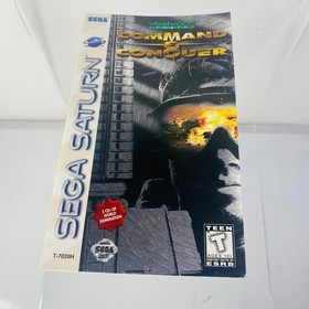 Command & Conquer (Sega Saturn, 1997) Manual ONLY