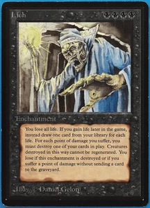 Lich Beta NM (Reserved List Rare Vintage MTG Magic Card) (506372) ABUGames - Picture 1 of 2