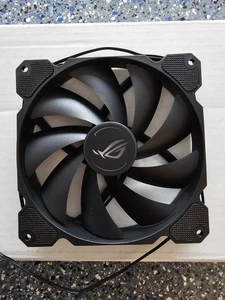4x ASUS ROG HYPERION GR701 CASE FANS 140mm PWM 4-Pin COMPUTER FANS - BLACK - Picture 1 of 2
