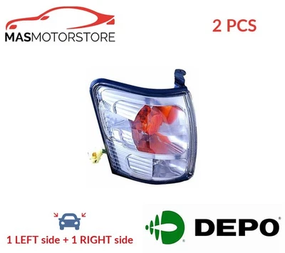 INDICATOR LIGHT BLINKER LAMP PAIR LORO 212-15F9L-AE 2PCS FOR TOYOTA HILUX VI - Image 1 of 4