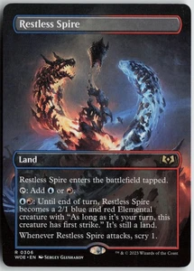 Restless Spire (Borderless)  R Wilds of Eldraine 306 NM - Picture 1 of 1