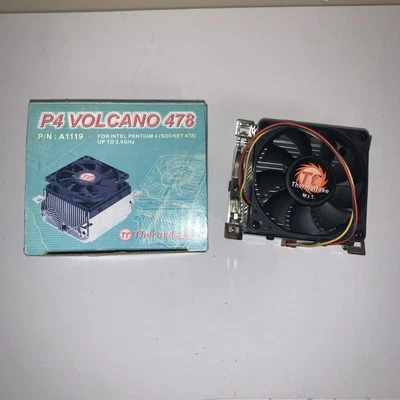 (High Quality) Thermaltake  Intel 478 CPU Heatsink  Cooling Fan 3-PIN - Image 1 of 3