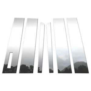 Chrome Pillar Post Covers for 2011-2019 Ford Explorer 6 Pieces - Picture 1 of 1