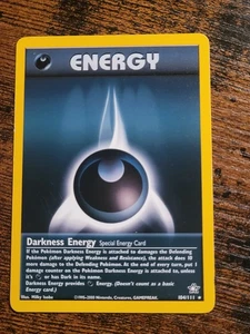 Juego de cartas coleccionables Pokémon Neo Genesis Darkness Energy 104/111 MP  - Imagen 1 de 6