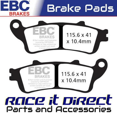 Тормозные колодки для HONDA GL 1800 GOLDWING F6B ABS 2013-2017 задние полуспеченные EBC - Изображение 1 из 4