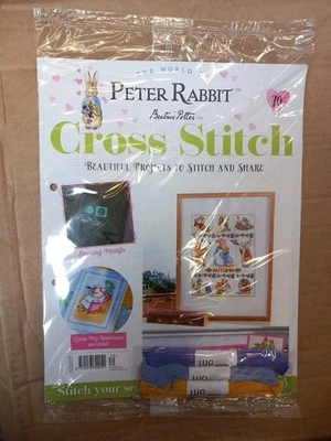 Beatrix Potter Peter Rabbit Cross Stitch Partworks,#70, FREE Thread To Continue  - Image 1 of 2