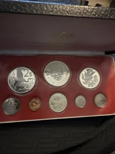 1974 CAYMAN ISLANDS 8 PIECE PROOF SILVER COIN SET, 2.77oz ASW, Worth a Look! - Picture 1 of 4