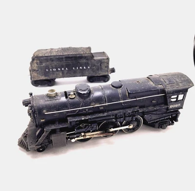 Lionel Steam Locomotive #2025 Pennsylvania k4 1947 0 Gauge + Tender Minor Repair - Image 1 of 4