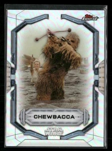 2022 Topps Finest Star Wars #21 Chewbacca Refractor - Picture 1 of 2