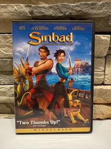 Sinbad Legend of the Seven Seas 2003 Brad Pitt, Catherine Zeta-Jones PG Used DVD - Picture 1 of 4
