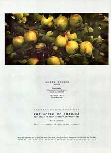 1993 JOSEPH DECKER Art Gallery Exhibit 1-Page Magazine PRINT AD - Picture 1 of 1