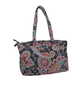 Vera Bradley Original Villager Tote /Purse Paisley Pattern  - Picture 1 of 16