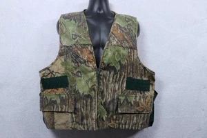 Vintage Saf-T-Bak Realtree Camo Hunting Vest Outdoor Gear Shotgun Shells Men XL - Picture 1 of 10