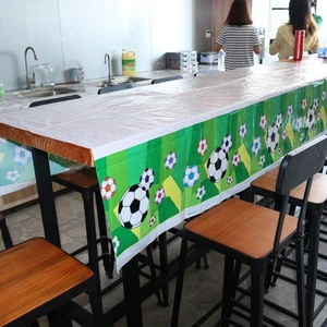 Fußball Tischdecke Kind Sport-Tischdecke Partyversorgungen Für Fußballmotiven - Bild 1 von 12
