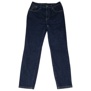 Judy blaue Mom-Jeans dunkle Waschung hohe Taille Damengröße 9/29 Hose 29 x 28 - Bild 1 von 14