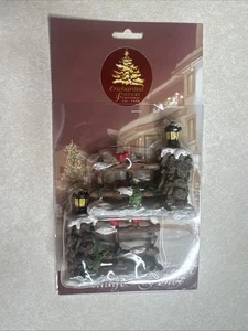 Enchanted Forest Village Accesorios Christmas Village Fence LE - Imagen 1 de 3