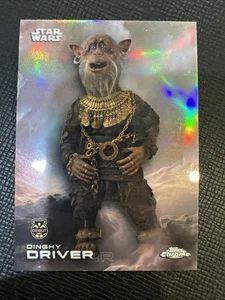 2025 Topps Chrome Star Wars Dinghy Driver Debut Rainbow Refractor #32 - Picture 1 of 2