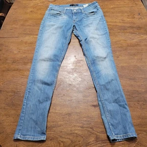 Levis 524 Too Superlow Womens Size 7M Skinny Straight Low Rise Light Wash Jeans - Picture 1 of 13