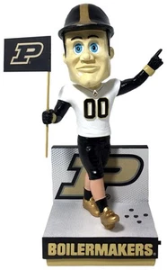 Purdue Pete Purdue Boilermakers Football White Jersey School Song Bobblehead - Picture 1 of 1