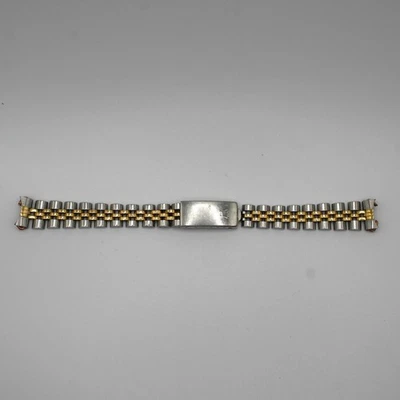 Rolex Jubilee 468B End Links Gold Steel 13MM Bracelet for 26MM Watch 62523D.18 - Image 1 of 4