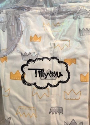 TILLYOU Saco de Dormir Saco de Dormir Usable Manta Envoltura Bebé 2pk 0-6 Meses Foto 1 de 4