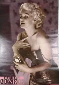SELTEN NEU IN PLASTIK 1988 Marilyn Monroe getönt Litho Poster Chanel Nr. 5 24x 36  - Bild 1 von 9