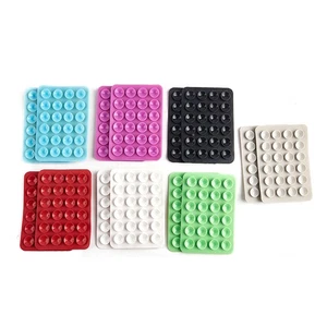 Silicone Single-Sided Sticky Suction Cup Mobile Phone Non-Slip Sticker QO - Photo 1/18