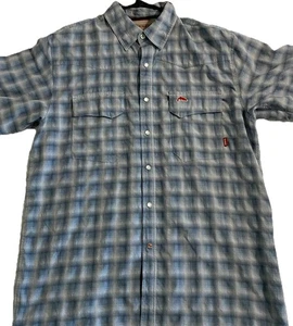 Simms Angelhemd Größe M blau belüftet Kurzarm COR3 Technologie - Bild 1 von 6