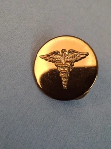 Ejército de los Estados Unidos Cuerpo Médico Caduceo Cuello Militar Solapa Sombrero Chaqueta Chaleco Camisa Prendedor - Imagen 1 de 9